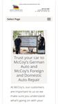 Mobile Screenshot of mccoysgermanauto.com